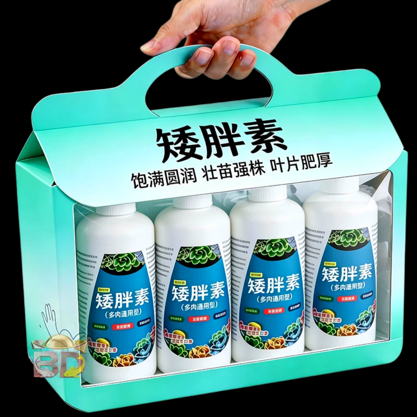 矮胖素多肉植物肥饱满圆润壮苗强株叶片肥厚6瓶装植物肥料热销