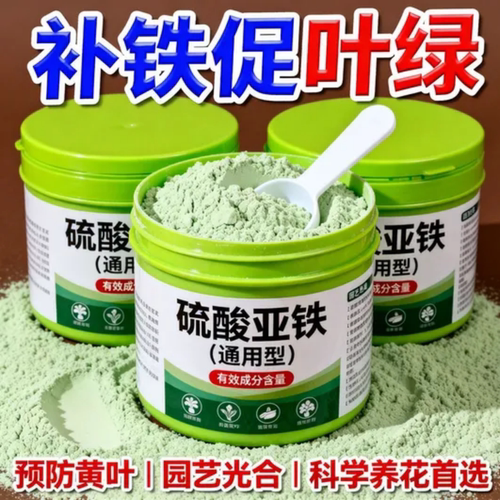 硫酸亚铁颗粒通用型花卉肥料预防黄叶园艺绿植专用肥盆栽花卉有效