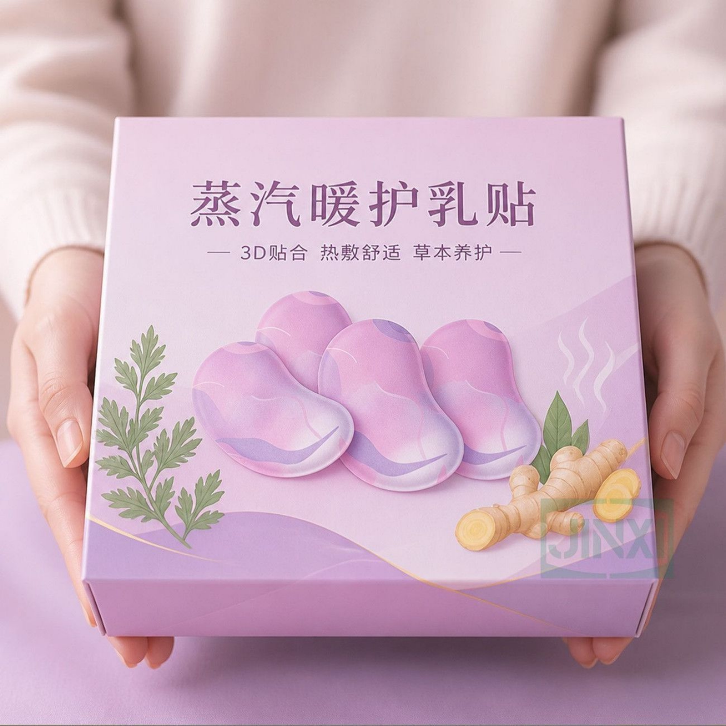 艾草热敷包暖胸贴自发热暖部贴乳部胸部蒸汽暖贴暖宝宝护胸热敷包