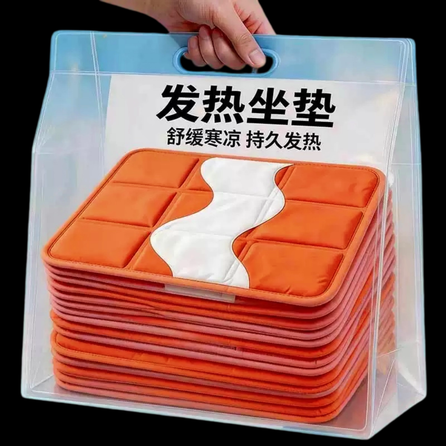 自发热坐垫暖手宝四季通用蒸汽发热不烫人便携式加热垫发热垫腰腹