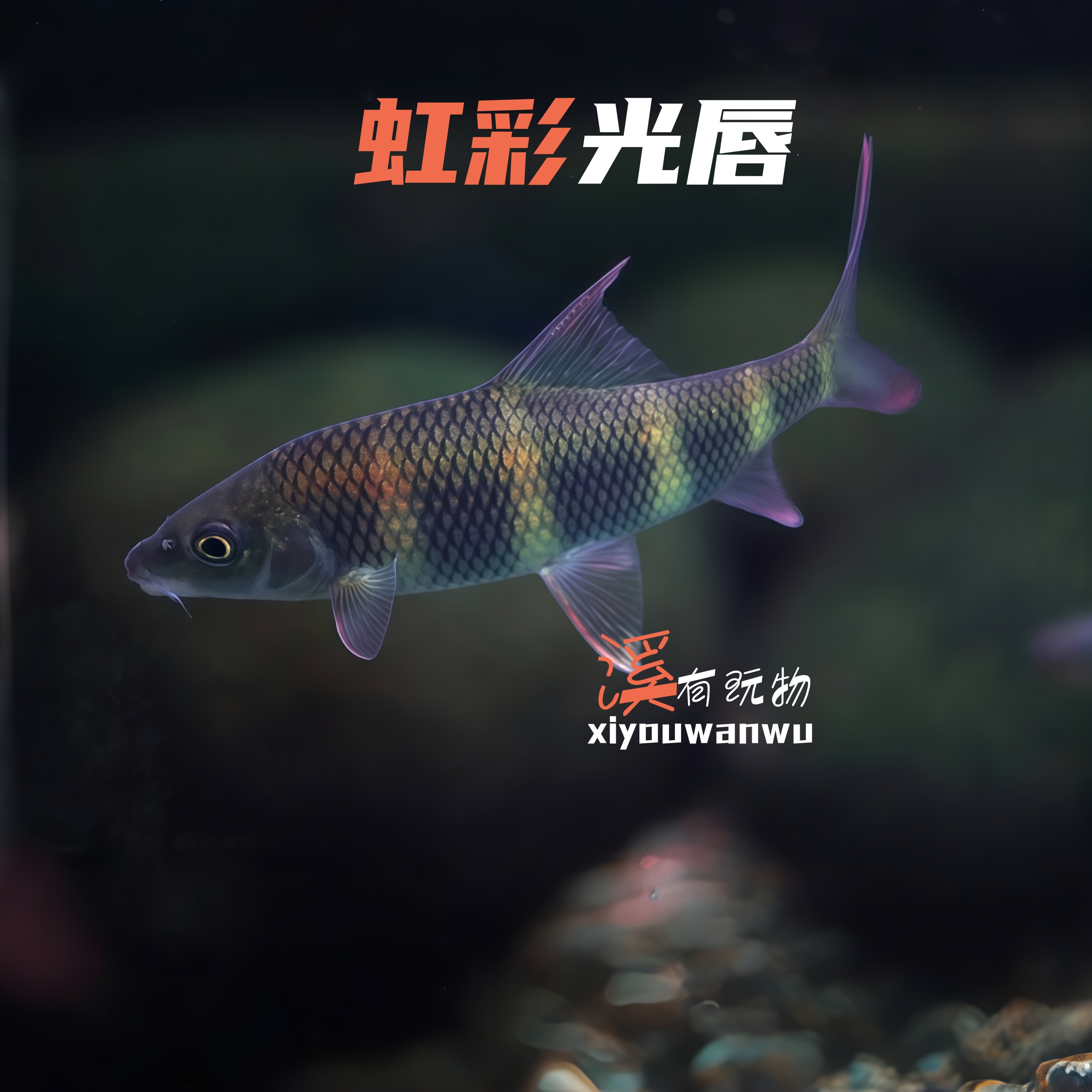 虹彩光唇不用加温都可饲养