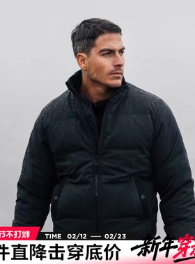 AK男装秋冬新款复古纪念版防风防水碳素磨毛弹力坦克立领羽绒服男