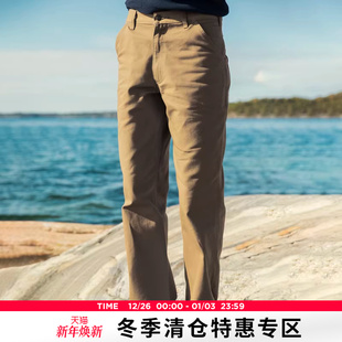 复古经典 棉质帆布纹合体直筒长裤 工装 AK男装 卡特裤 新款 裤 男 夏季