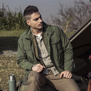 秋季 夹克工装 新款 休闲复古立领宽松薄款 外套男 M65男士 AK男装