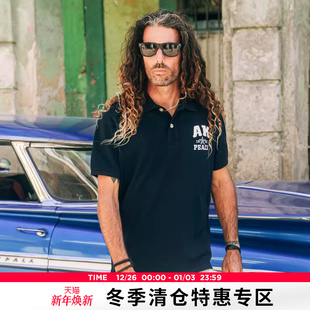 夏季 POLO衫 新款 纯棉透气短袖 男 休闲复古绣花合体版 AK男装