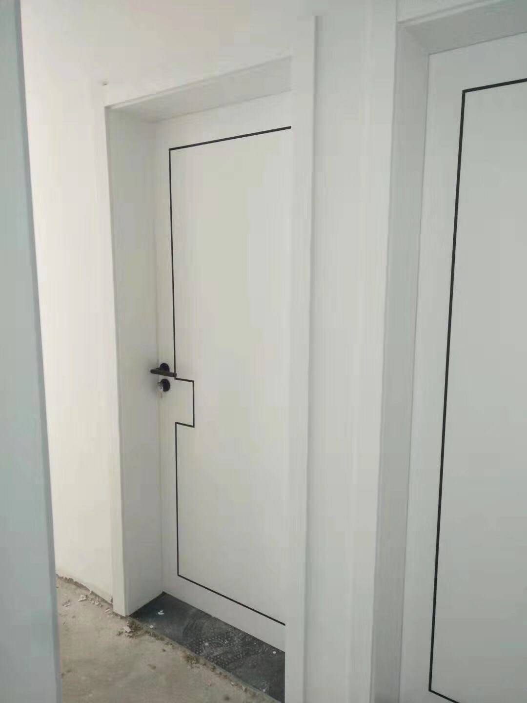 新款纯白套装门木门室内门卧室门实木门隔音房门实木复合烤漆门