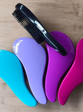 顺发硅胶按摩梳子防静电打结头皮抓头器家用便携洗头神器