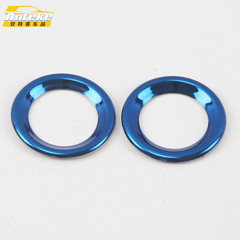 适用于17款CRV前立柱音响饰框CRV车门不锈钢A柱喇叭罩亮片防护贴