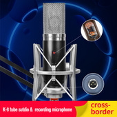 大振膜48V电容麦专业唱歌专业录音棚话筒K歌电脑录音声卡直播套装