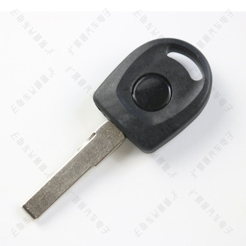 大众款单标款副钥匙手柄 质量厚实 单面贴标设计 中卡位壳