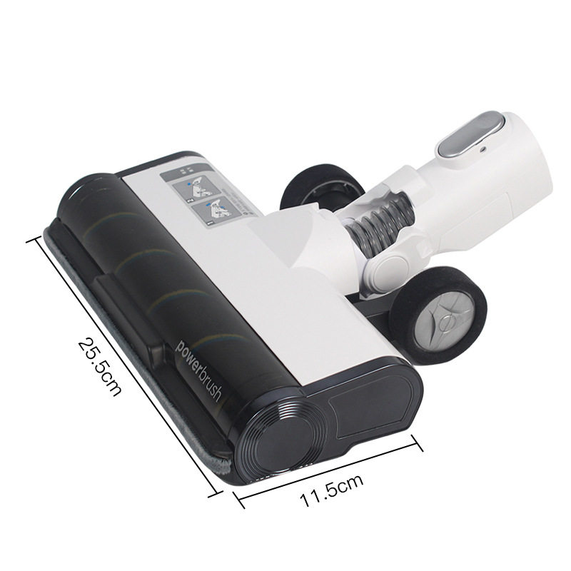 适用美的无线吸尘器电动地刷p2/p3/p5/p6/P7/QN8毛条地刷吸头配件