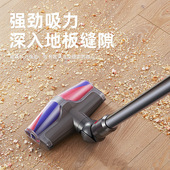 适用于戴森V7V8V10V11V15电动地刷配件软毛防缠绕绿光显尘除尘刷