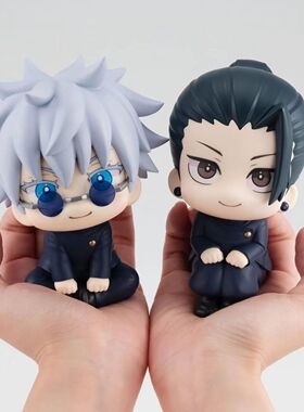 咒术回战手办q版五条悟虎杖悠仁夏油杰潮玩公仔模型桌面摆件礼物