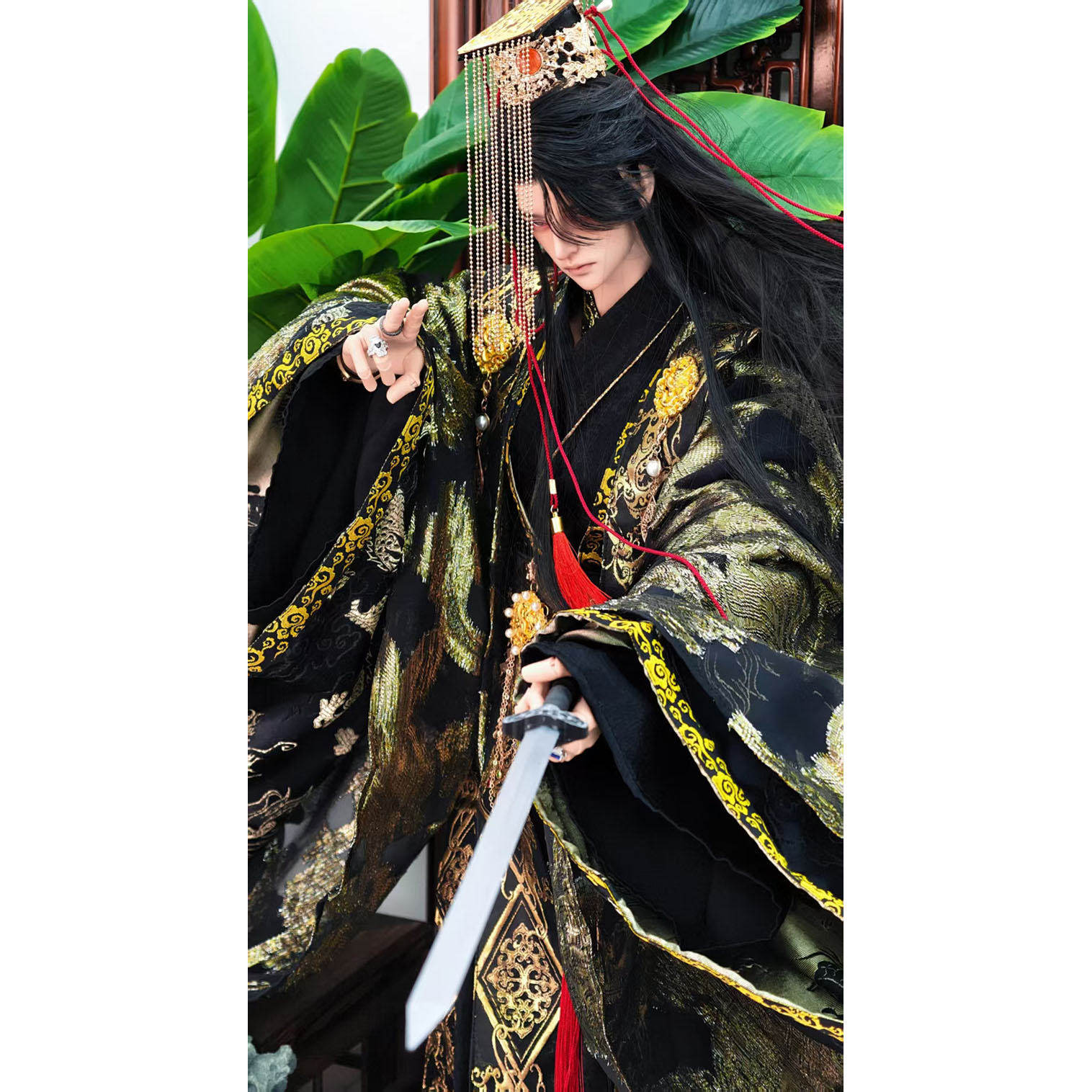 BJD叔款皇帝冕服《丁未》定制明信片