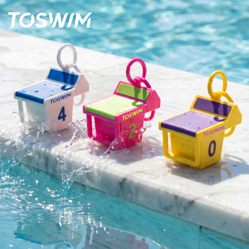 TOSWIM冠军泳道盲盒游泳包挂件