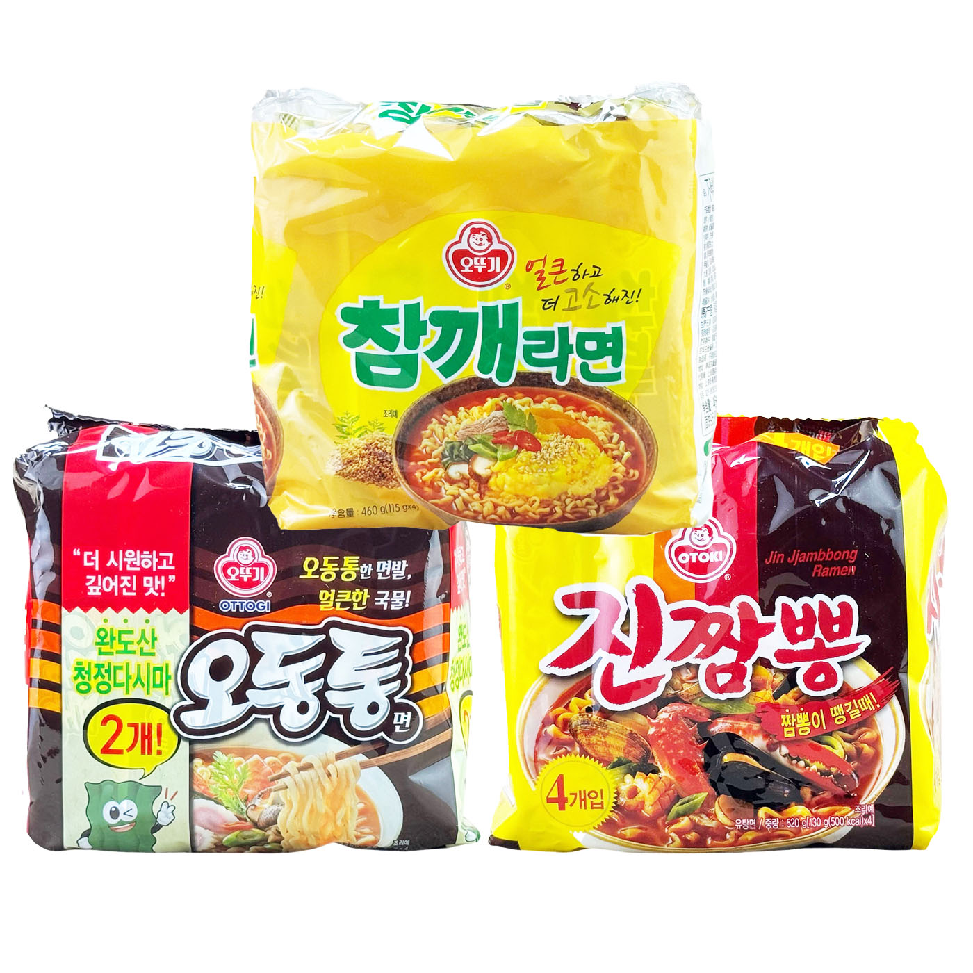 韩国原装进口不倒翁方便面460g
