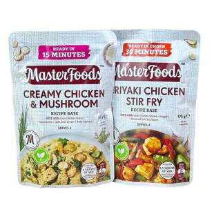 澳大利亚进口每食富奶油鸡肉蘑菇用料调料175g照烧鸡用料理包临期