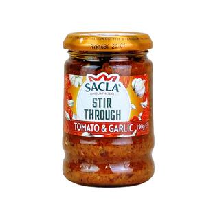 意大利原装进口 萨克拉香蒜晒干番茄意粉酱190g意大利面酱调味酱