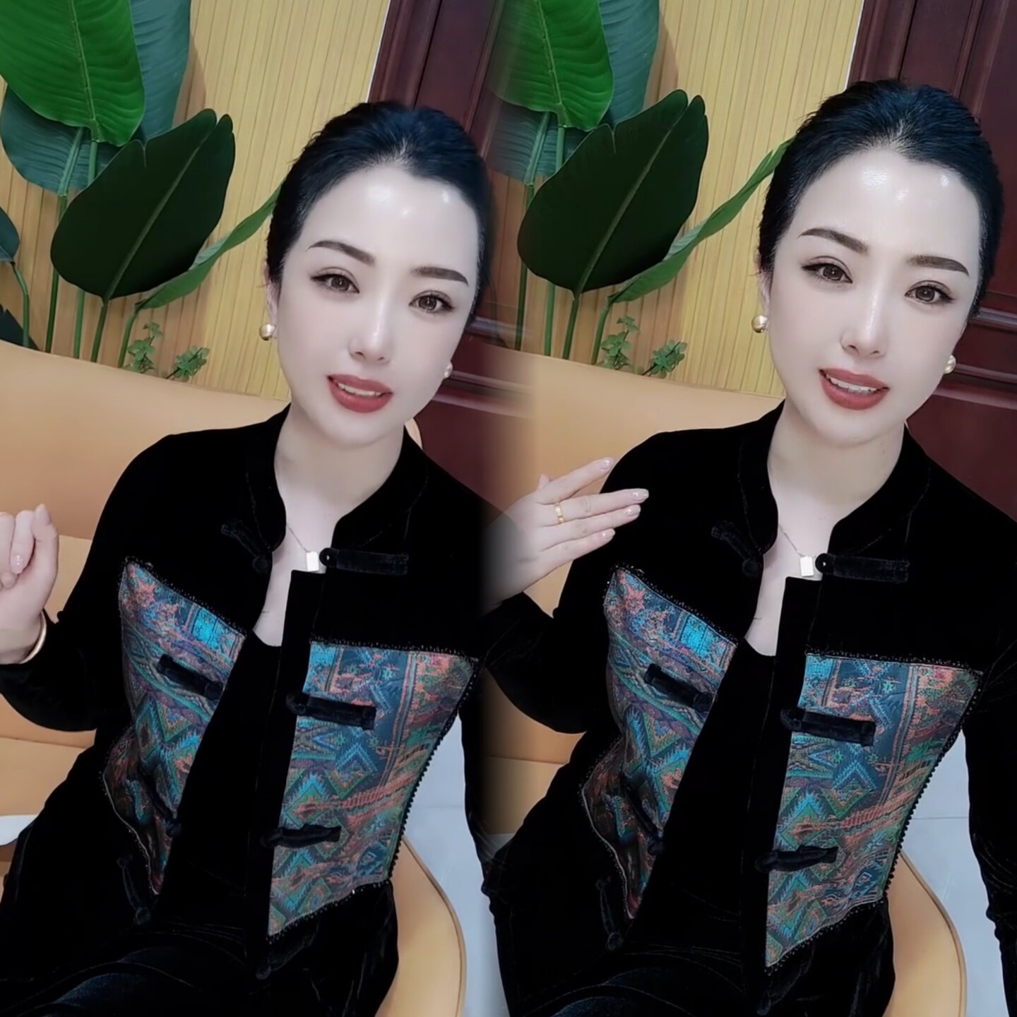 国风短外套女2025秋季新款时尚气质新中式盘扣高级感百搭丝绒上衣,女装/女士精品,短外套,淘宝优惠券,粉丝福利购,淘宝优惠卷