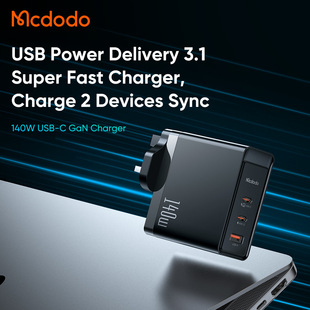 140w Macbook Plug Charger iPhone For Fast Xiaomi Air Huawei Mcdodo 4Ports Type GaN Pro