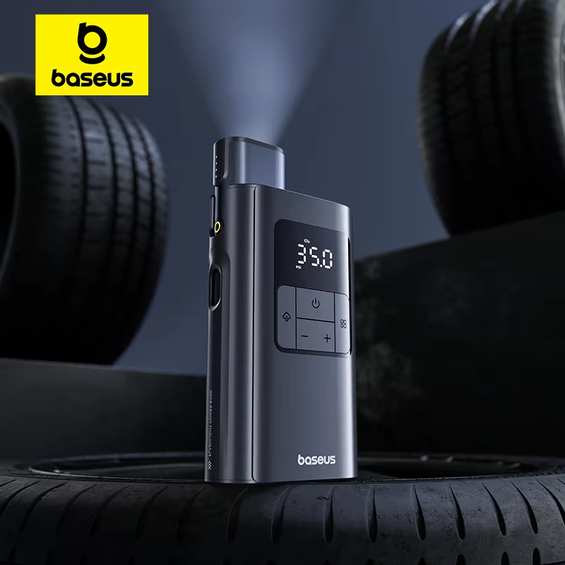 便携式电动汽车充气泵户外应急灯