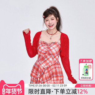 agliondy大码泳衣女泡温泉微胖显瘦遮肉高级2025新款胖mm连体绝美