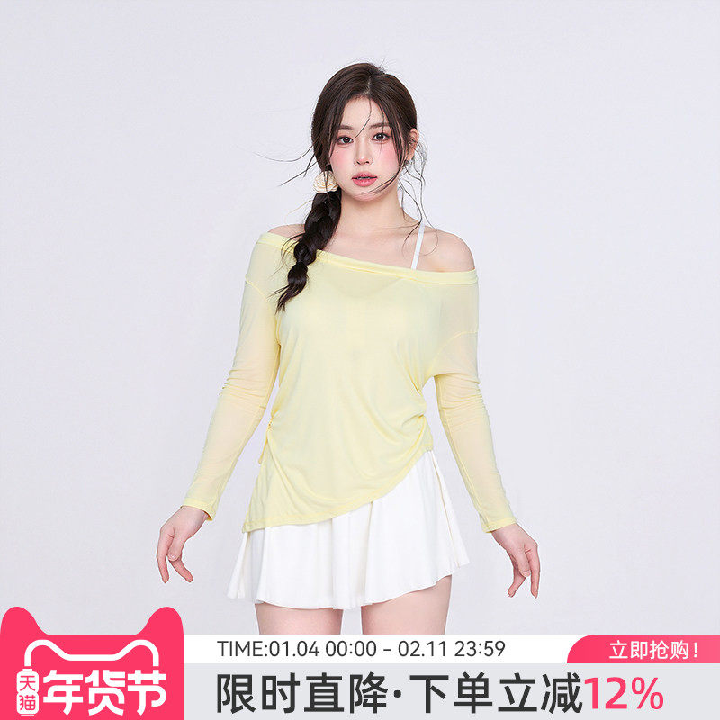 agliondy大码泳衣女微胖遮肉泡温泉显瘦2025新款胖mm高级绝美泳衣,运动/瑜伽/健身/球迷用品,连体泳衣,淘宝优惠券,粉丝福利购,淘宝优惠卷