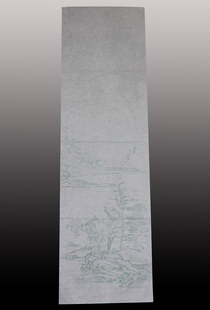 玉泉手工宣纸传统手工木板水印宣纸山水图书法创作用纸四尺对开宣