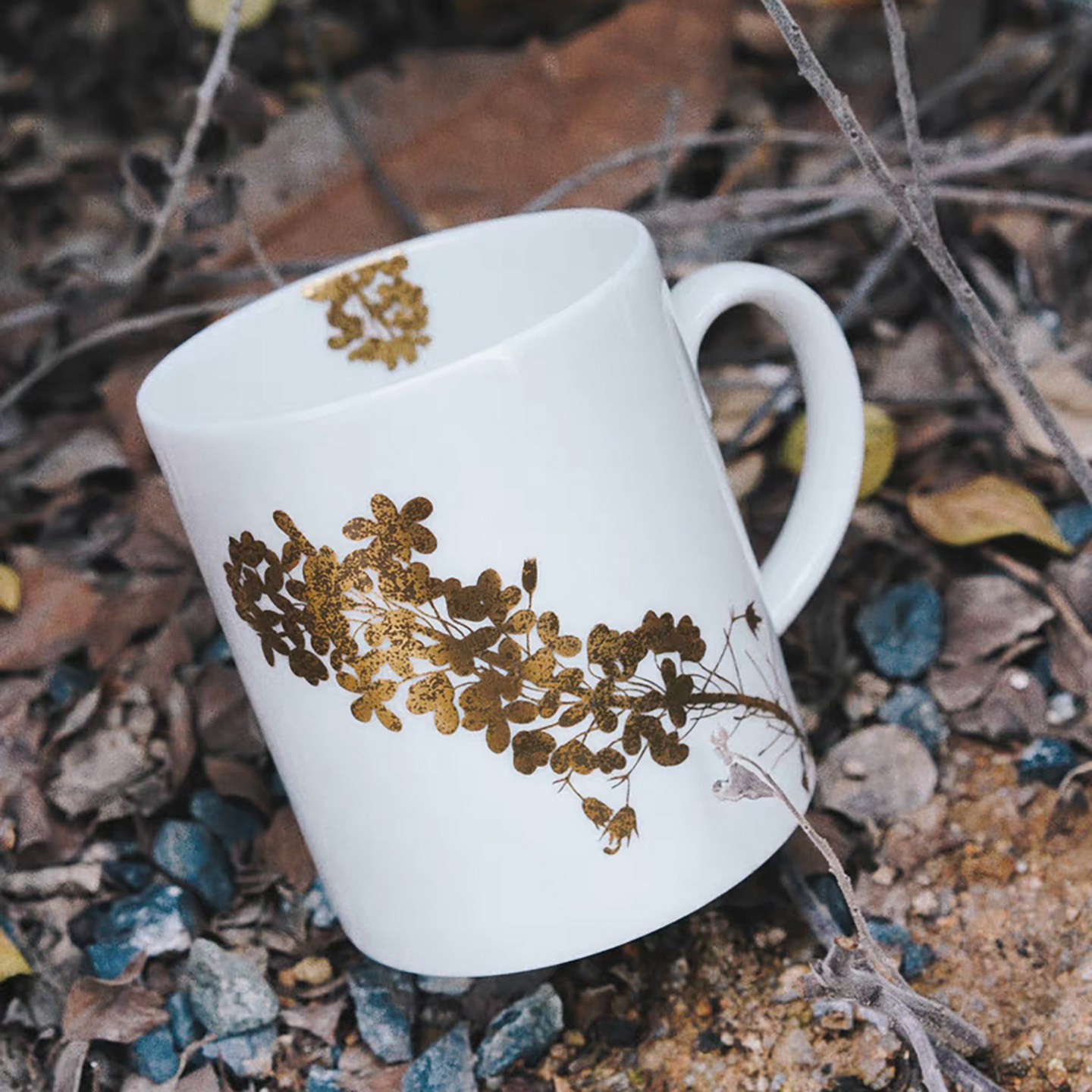 WEDGWOOD王薇薇VeraWang灿金花园骨瓷马克杯咖啡杯茶杯家用水杯子