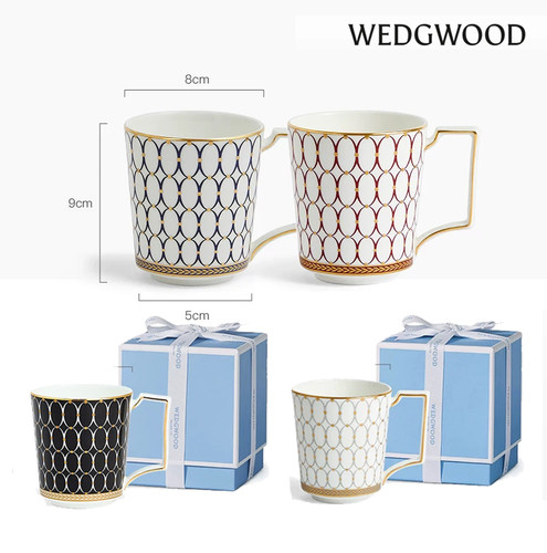 WEDGWOOD金粉年华骨瓷马克杯水杯