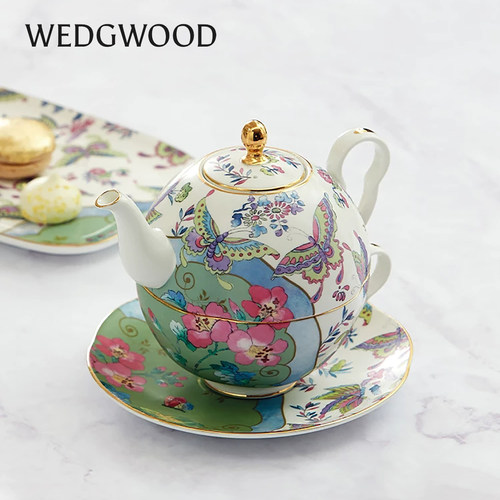 WEDGWOOD高颜值欧式骨瓷茶壶杯碟