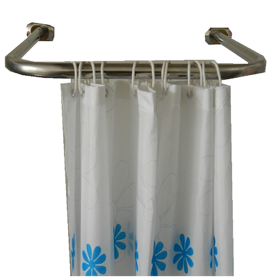 浴帘杆定做定制白色黑色蓝色金色