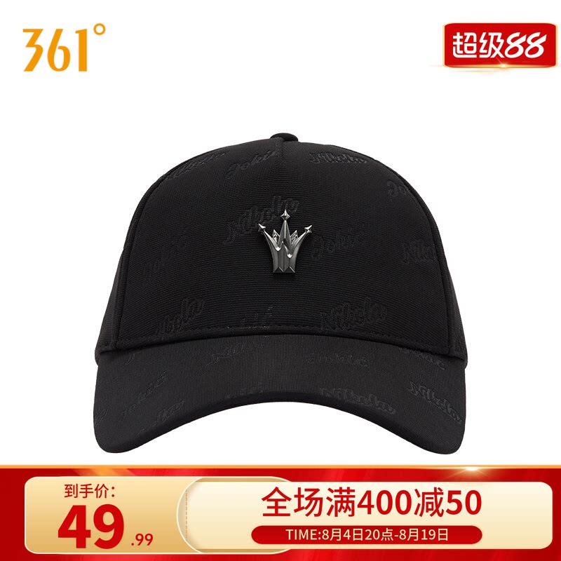361°运动帽2025冬季新款棒球帽常规舒适帽子