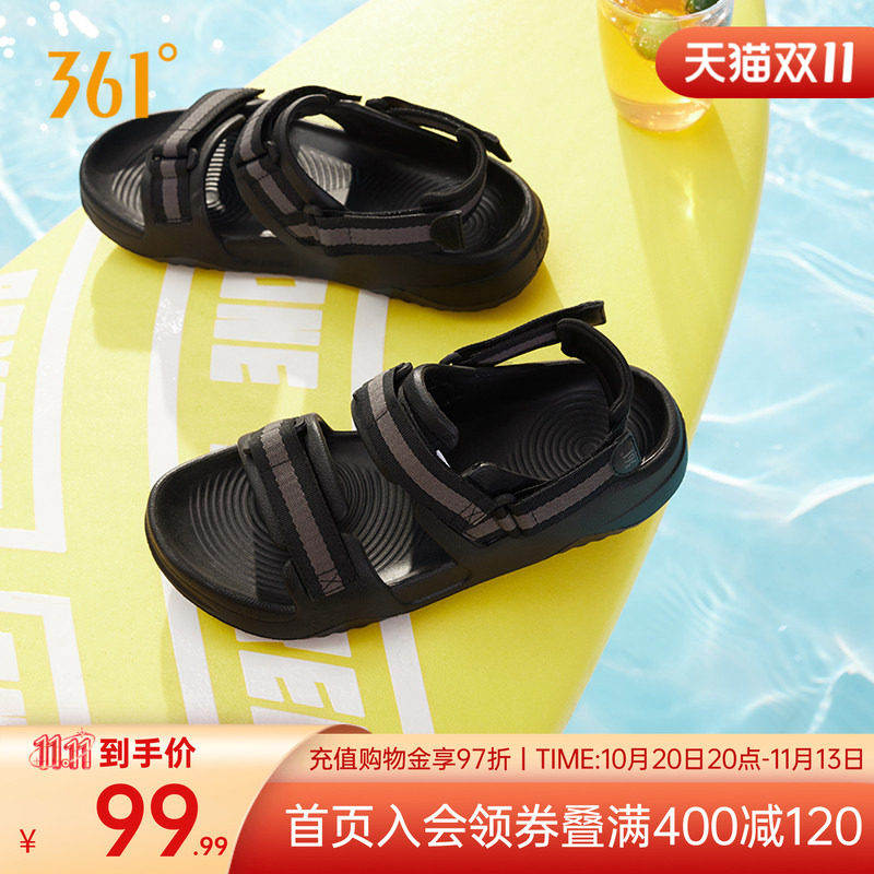 361凉鞋男拖鞋魔术贴沙滩鞋