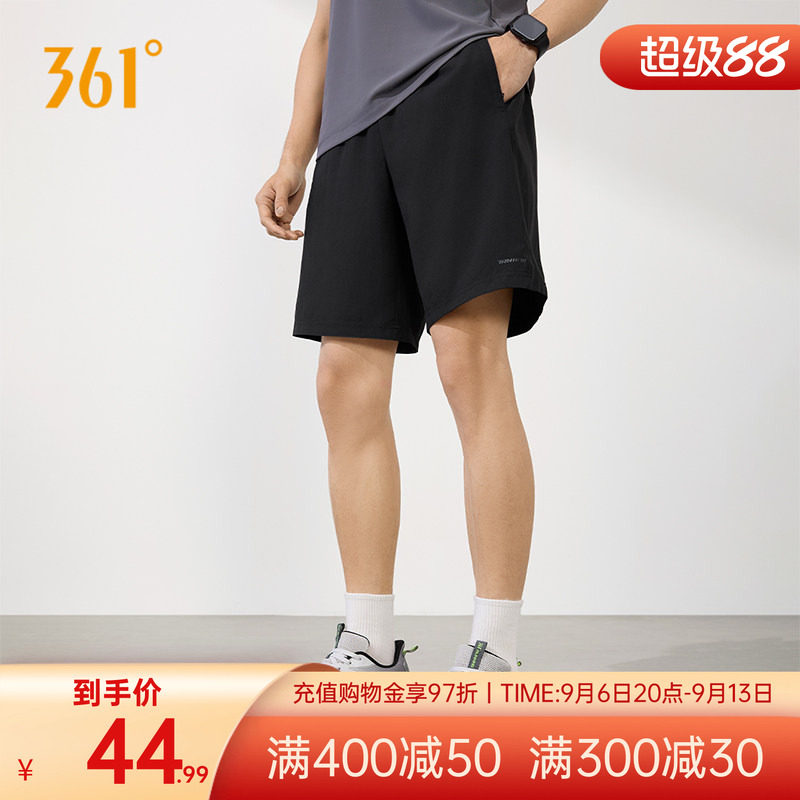 361男运动裤2026夏季运动短裤休闲裤健身透气薄款梭织五分裤