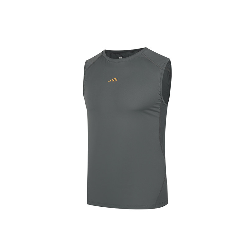 361度运动t恤男2026夏季新款无袖紧身衣舒适上衣