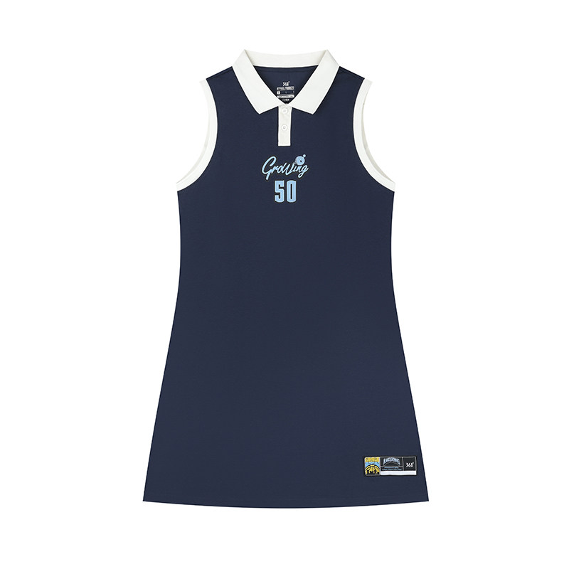 361度女装2025夏季新款连衣裙时尚潮流运动服