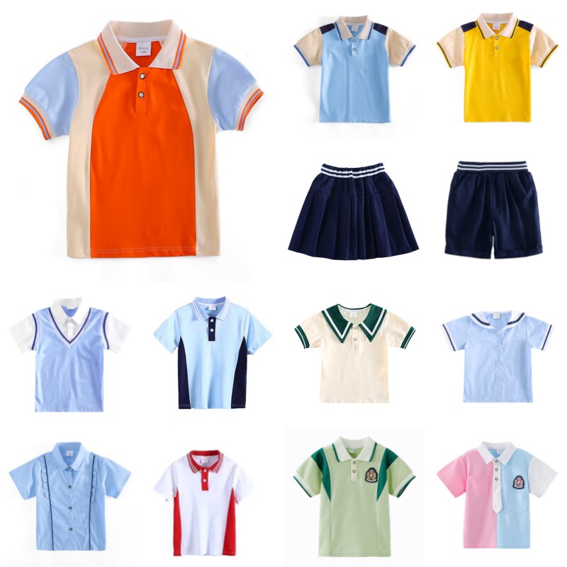 琵琶熊夏季T恤 儿童Pols男童女童夏季短袖上衣韩版夏季短袖服装潮图片