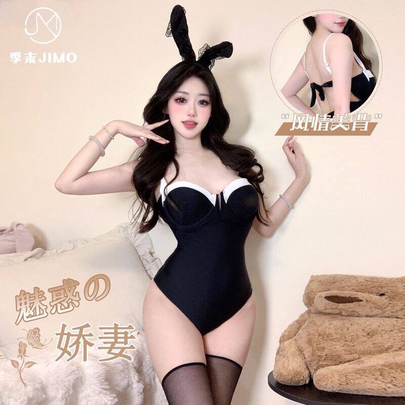 季末钢托聚拢显大性感系绳睡裙比基尼泳衣显瘦睡裙内搭连体睡衣