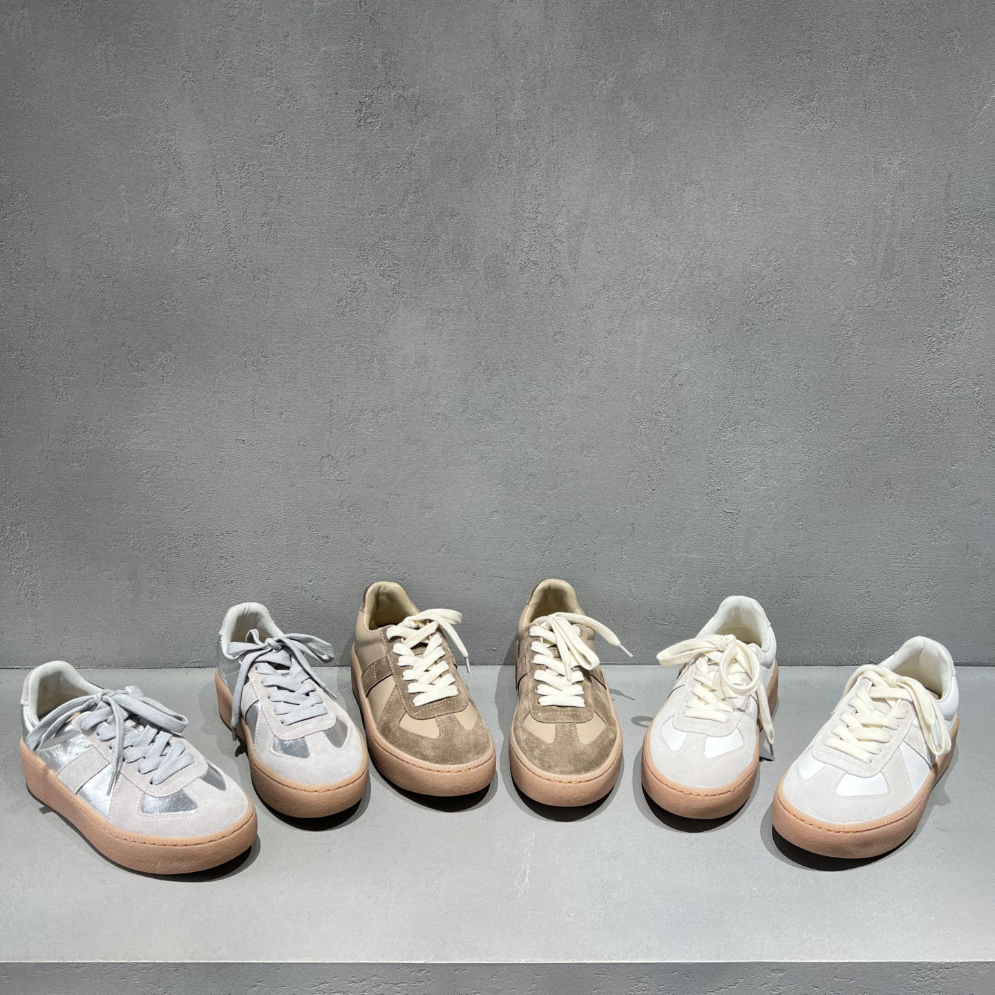 2026春季新款欧洲站欧货真皮女鞋厚底系带拼色百搭德训鞋休闲板鞋,女鞋,德训鞋,淘宝优惠券,粉丝福利购,淘宝优惠卷