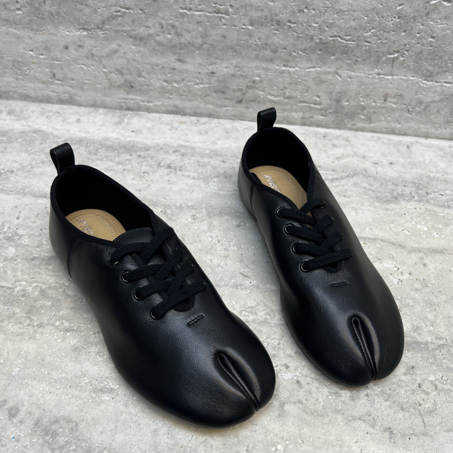 欧洲站女鞋2026春季新款欧货真皮平底系带分趾休闲单鞋舒适小皮鞋,女鞋,深口单鞋,淘宝优惠券,粉丝福利购,淘宝优惠卷