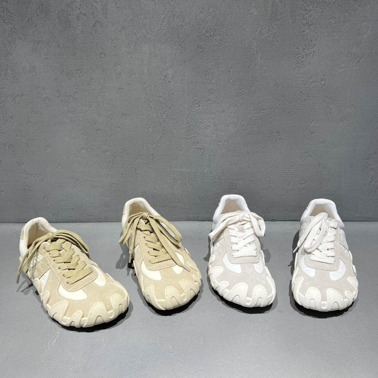 欧洲站女鞋2026春季新款欧货真皮平底系带休闲运动鞋德训鞋单鞋女,女鞋,德训鞋,淘宝优惠券,粉丝福利购,淘宝优惠卷