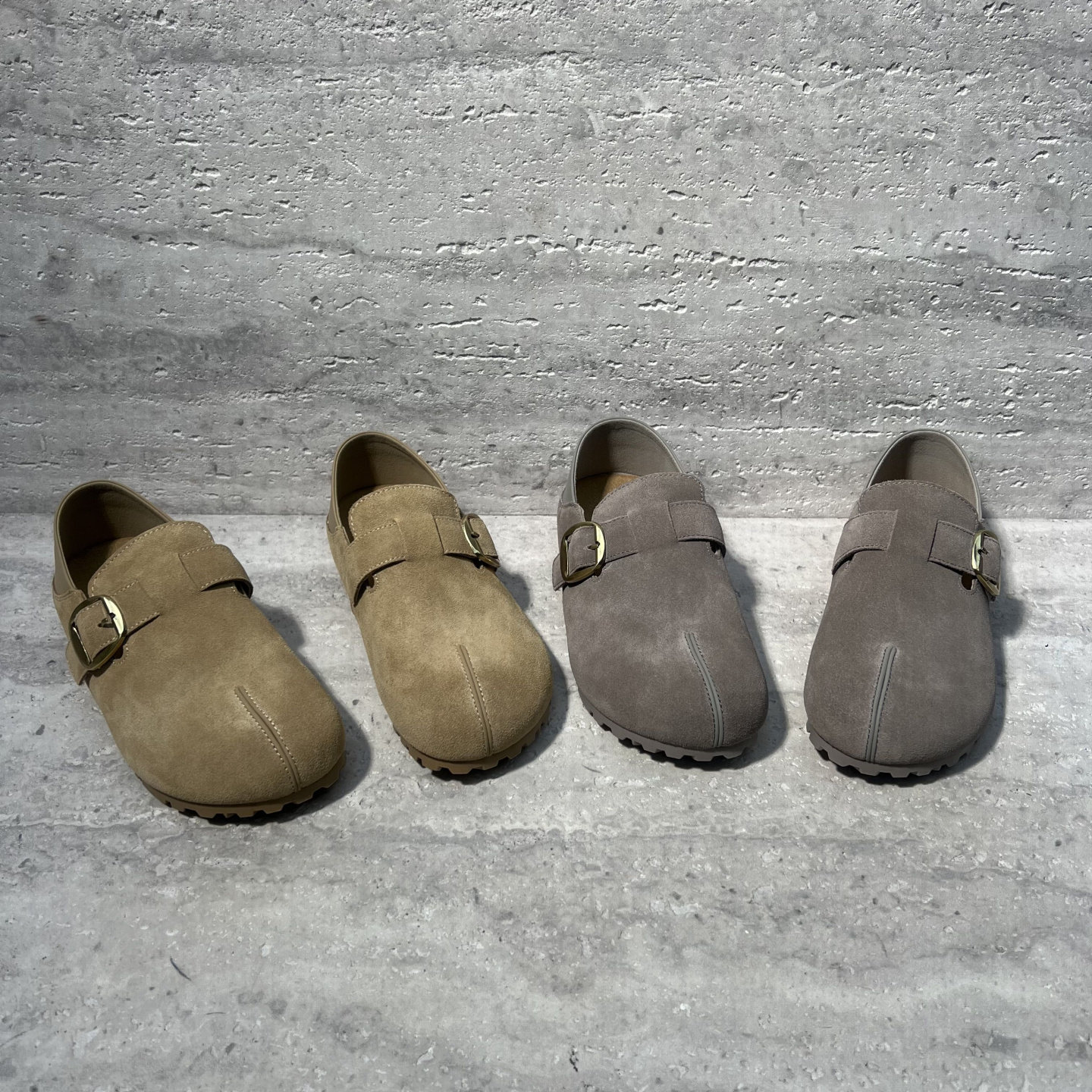 欧洲站2026春季新款欧货女鞋厚底圆头皮带扣磨砂皮复古勃肯鞋单鞋,女鞋,勃肯鞋/软木鞋,淘宝优惠券,粉丝福利购,淘宝优惠卷