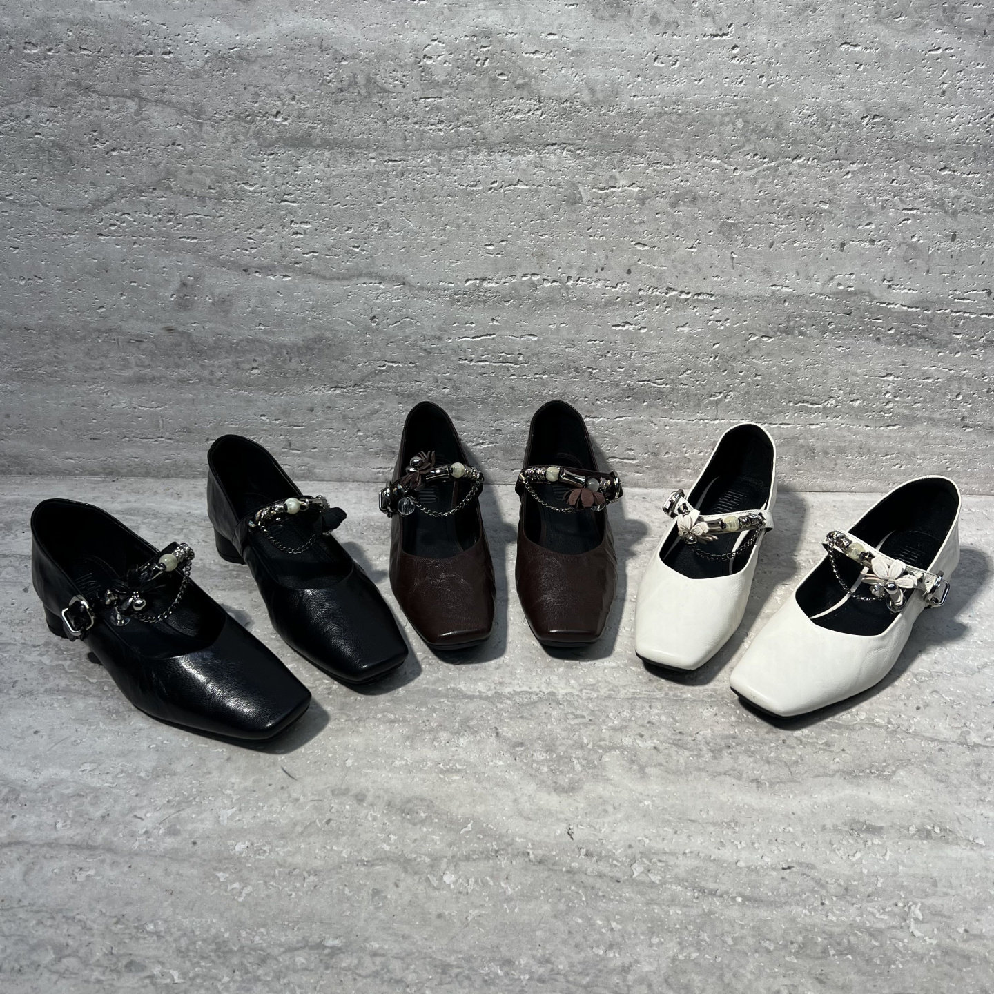 2026春季新欧洲站欧货真皮女鞋浅口粗跟一字带方头时尚高跟鞋单鞋,女鞋,玛丽珍鞋,淘宝优惠券,粉丝福利购,淘宝优惠卷