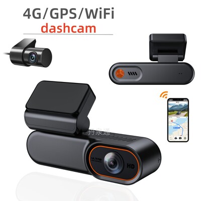 4G行车记录仪红外夜视车载停车监控带WiFi互联+GPS dashcam