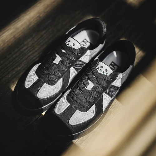 Кроссовки на платформе, обувь, осенние, с вышивкой