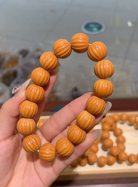 A货猴头南瓜珠手串搭配猴头瓜珠手链新中式轻奢手饰