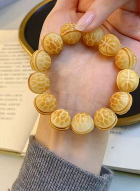 天然菩提根富甲一方手串