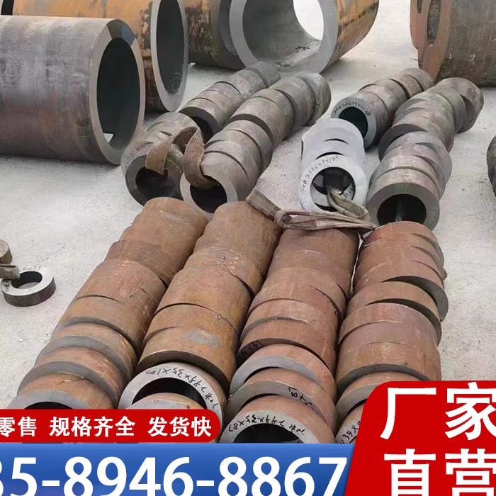 Q345B/C/D/E Q355 16MN无缝合金钢管大口径厚壁GB8163空心圆管