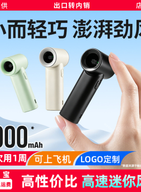 迷你手持超长续航小风扇微型高速便携暴力涡轮风机电机USB电风扇